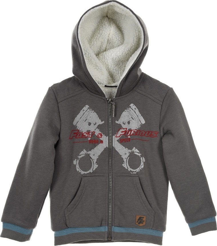 Fast and Furious - Tmavosivá chlapčenská mikina Veľkosť: 152