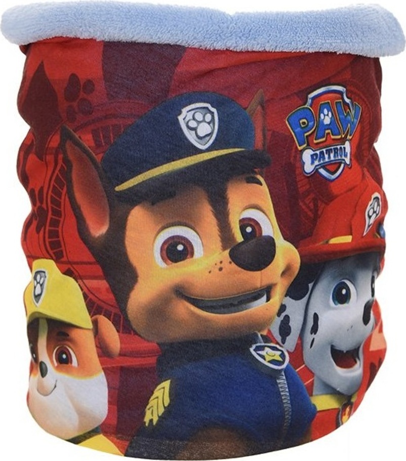 Labková patrola - Červený chlapčenský nákrčník Veľkosť: ONE SIZE