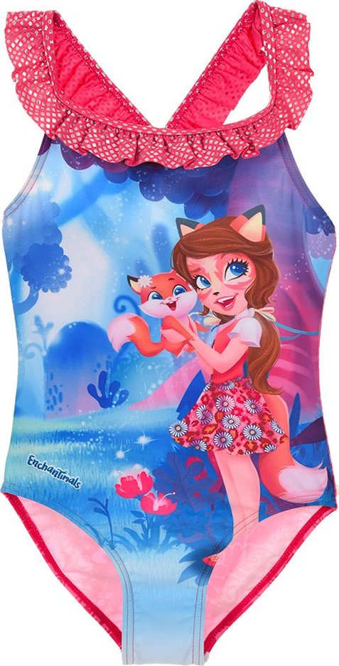 Enchantimals Ružové dievčenské plavky Veľkosť: 104