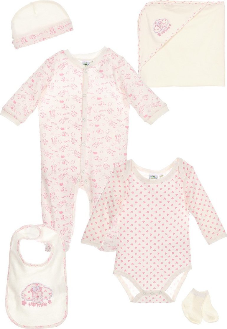 Svetloružová sada pre dievčatá Minnie Mouse Veľkosť: 60