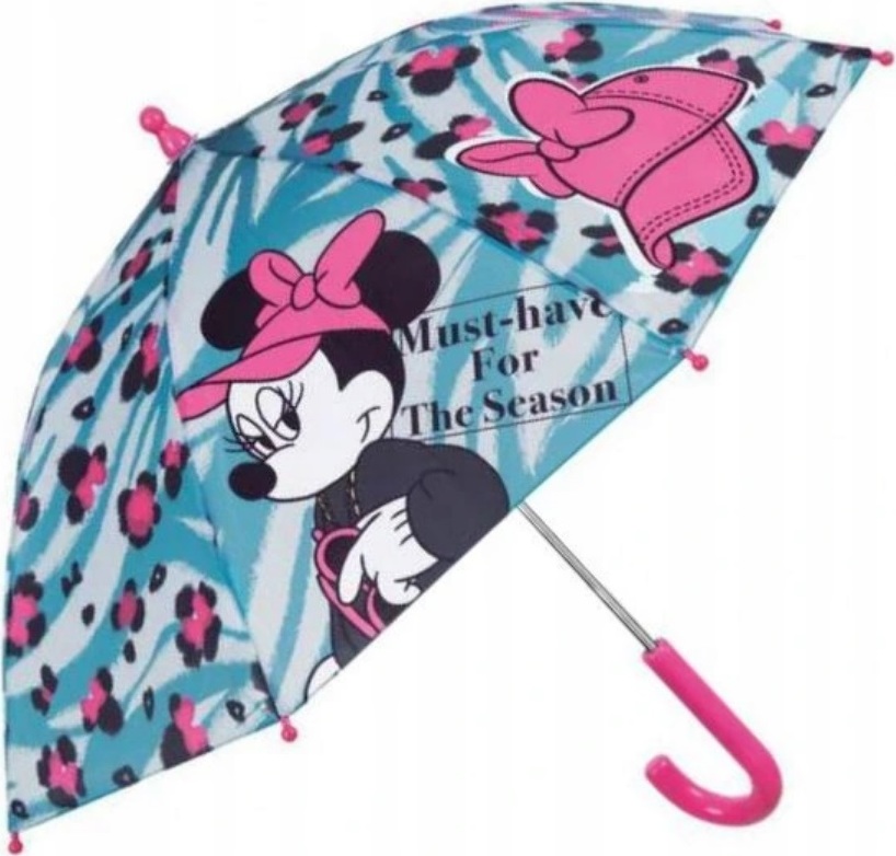 Dievčenský modrý dáždnik Minnie Mouse 42 cm Veľkosť: ONE SIZE