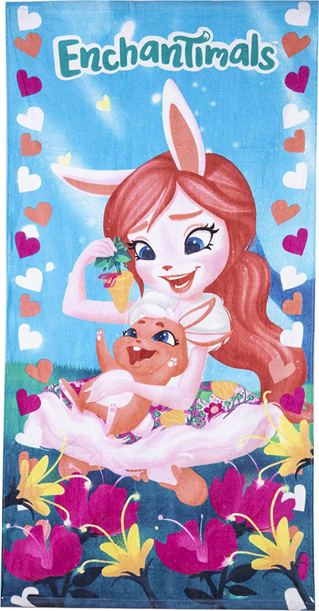 Girls' Enchantimals - Modrá dievčenská osuška Veľkosť: ONE SIZE