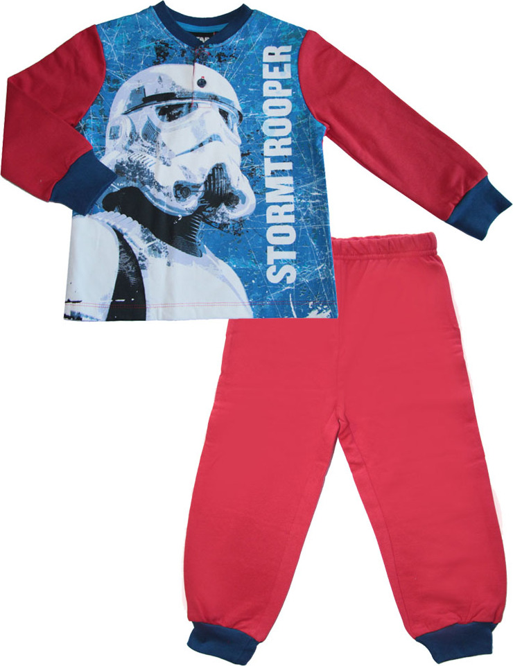 Chlapčenské červené Star Wars pyžamo Veľkosť: 110