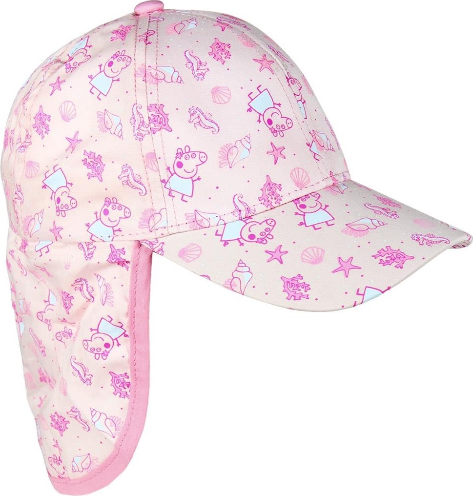 Prasiatko Peppa - ružová dievčenské šiltovka Veľkosť: 51