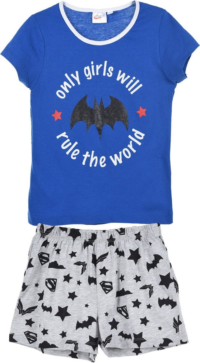 Batgirl modré dievčenské pyžamo Veľkosť: 104