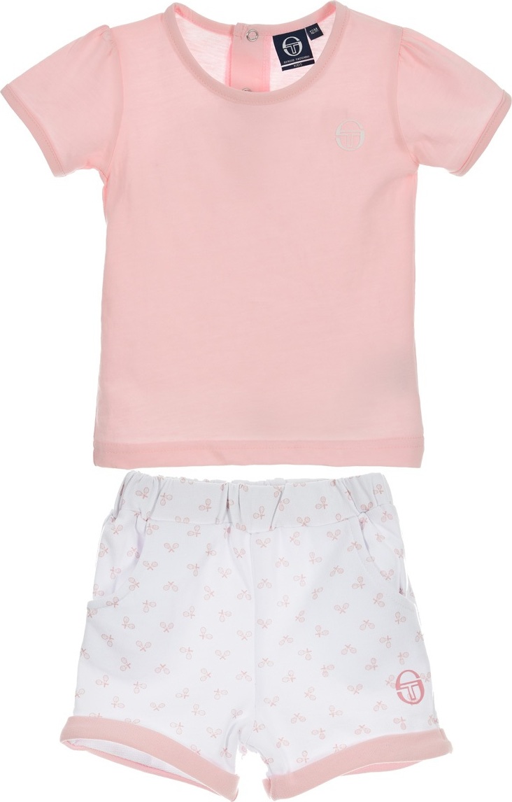 Sergio Tacchini ružovo-biely dievčenský komplet Veľkosť: 67