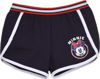 Minnie Mouse čierne dievčenské šortky Veľkosť: 116