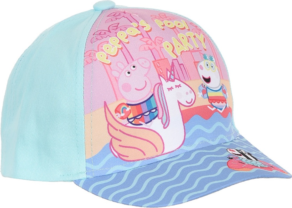 Dievčenská farebná šiltovka Prasiatko Pepa Veľkosť: 54