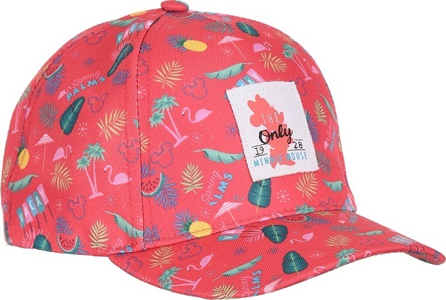 Ružová dievčenská šiltovka Minnie Mouse Veľkosť: 52