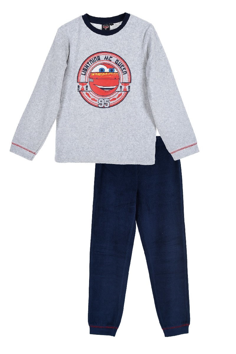 Disney Cars chlapčenské sivé pyžamo Veľkosť: 128