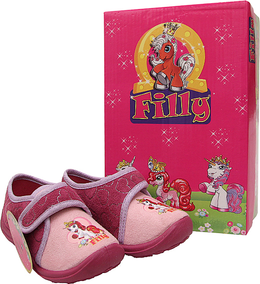 Filly dievčenské ružové prezuvky Veľkosť: 27