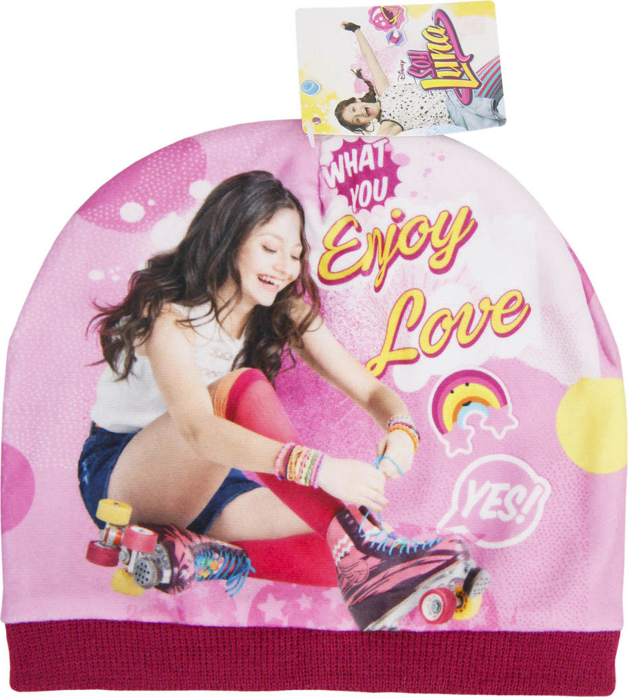 Soy Luna ružová dievčenská čiapka Veľkosť: 54