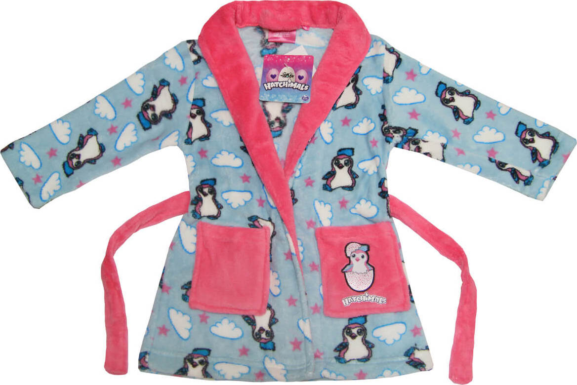 Hatchimals dievčenský modro-ružový župan Veľkosť: 116