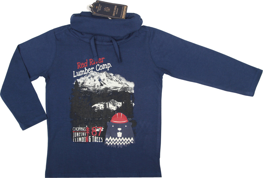 Ebound chlapčenské granátové tričko s rolákom Veľkosť: 98