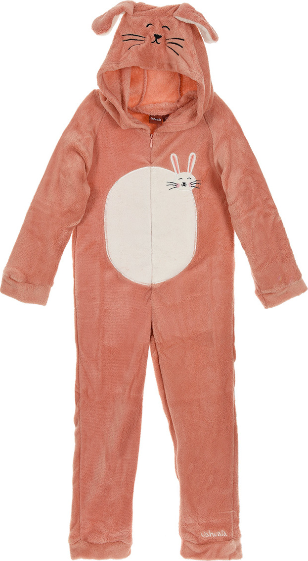 Ushuaia dievčenské marhuľové pyžamo s kapucňou Veľkosť: 98