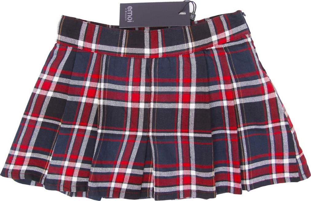 Emoi dievčenská károvaná sukňa s volánikom Veľkosť: 116