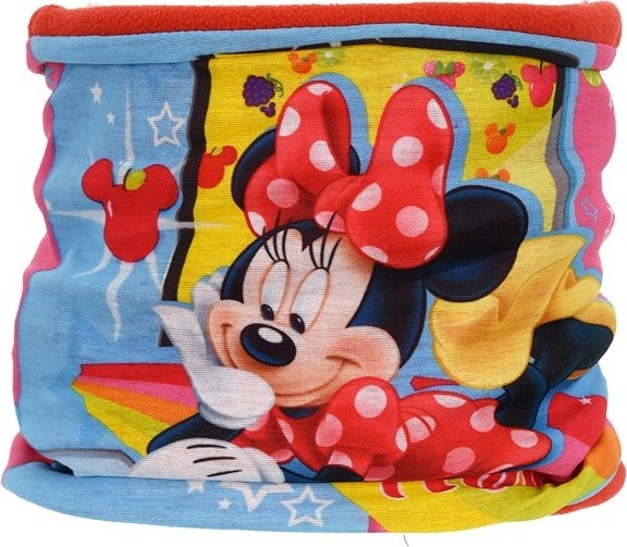 Minnie Mouse dievčenský nákrčník s celoplošnou potlačou Veľkosť: ONE SIZE