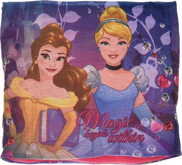 Disney Princezné nákrčník s celoplošnou potlačou Veľkosť: ONE SIZE