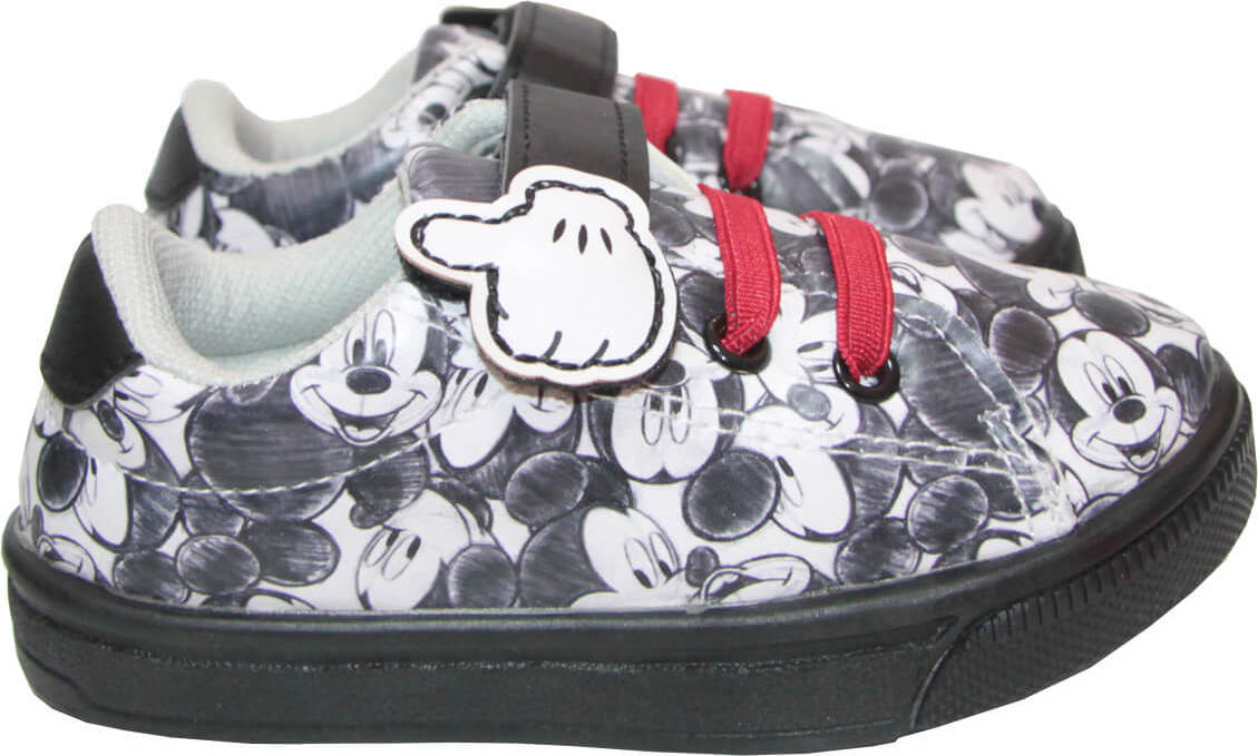 Mickey Mouse čierno-biele tenisky Veľkosť: 30