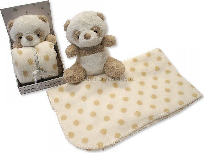 Snuggle BABY deka s plyšovým medvedíkom Veľkosť: ONE SIZE