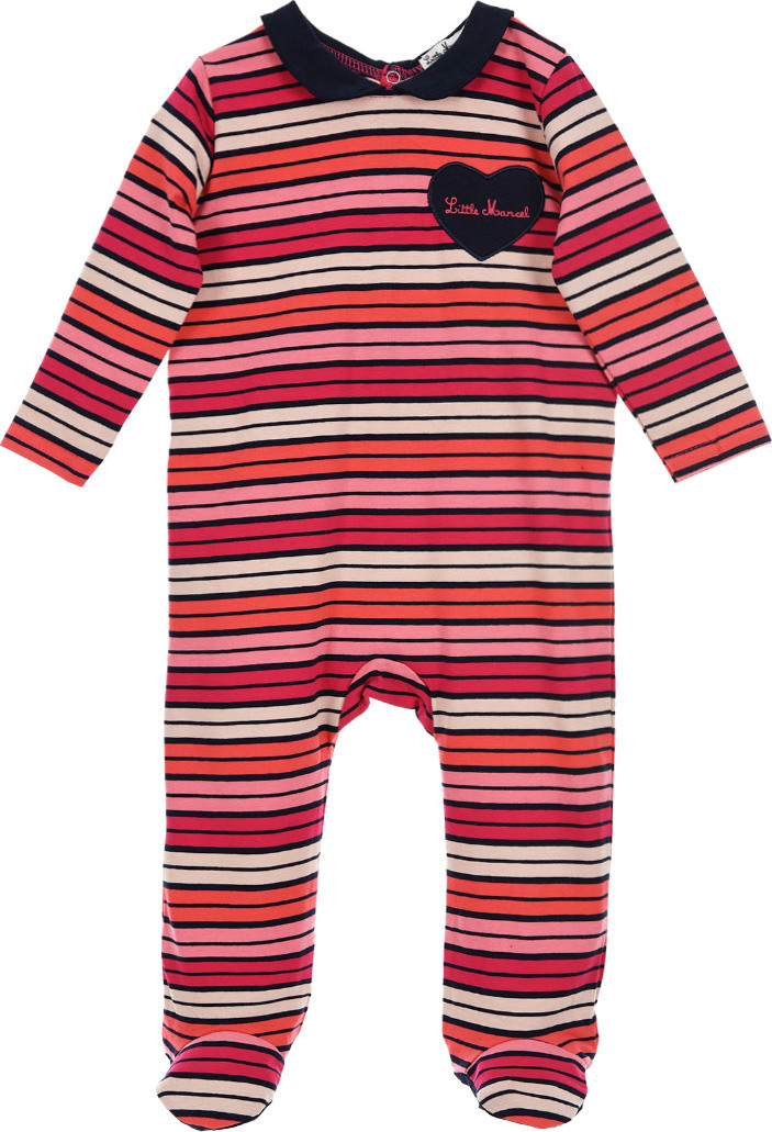 Little Marcel dievčenské pruhované dupačky Veľkosť: 68