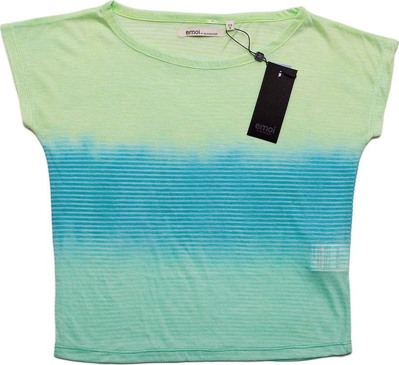 Emoi dievčenské pruhované tričko s krátkym rukávom Veľkosť: 164