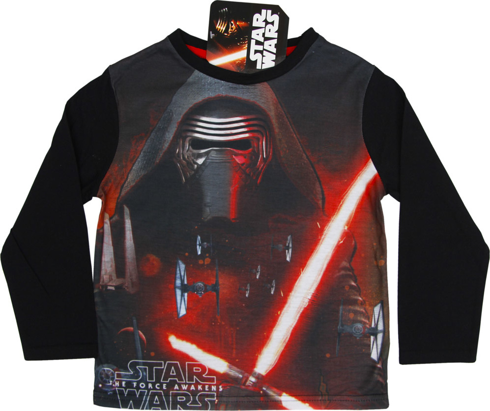 Star Wars chlapčenské čierne tričko s potlačou Veľkosť: 104