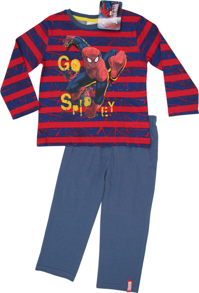 Spiderman pruhované chlapčenské pyžamo Veľkosť: 94