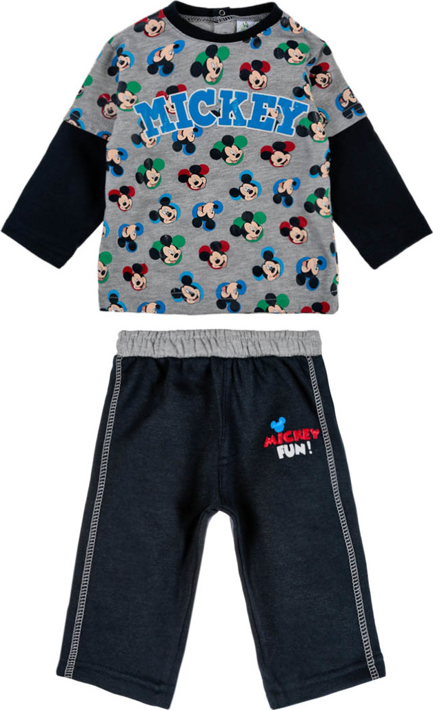 Mickey Mouse čierna chlapčenská súprava Veľkosť: 74
