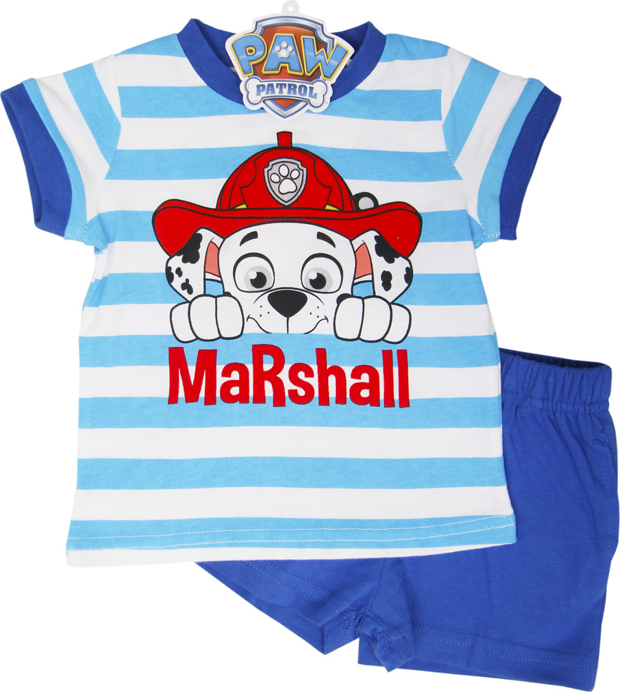 Tlapková patrola chlapčenský pruhovaný set MARSHALL Veľkosť: 67