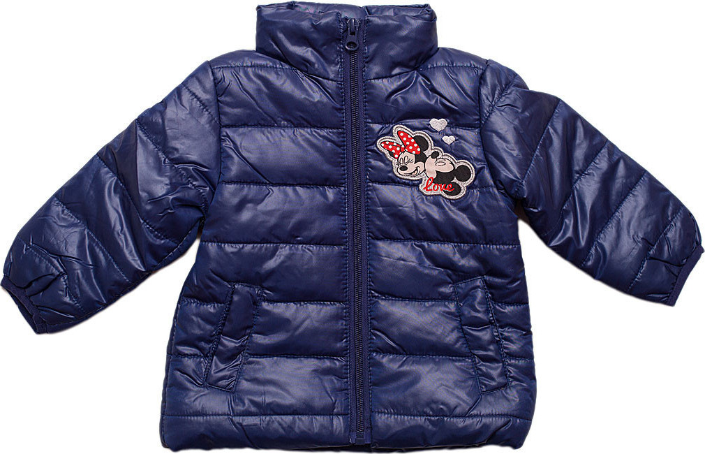 Minnie Mouse dievčenské tmavo modrá bunda Veľkosť: 74