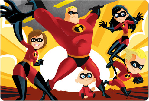 Rodinka Úžasných 2 prestieranie Veľkosť: ONE SIZE