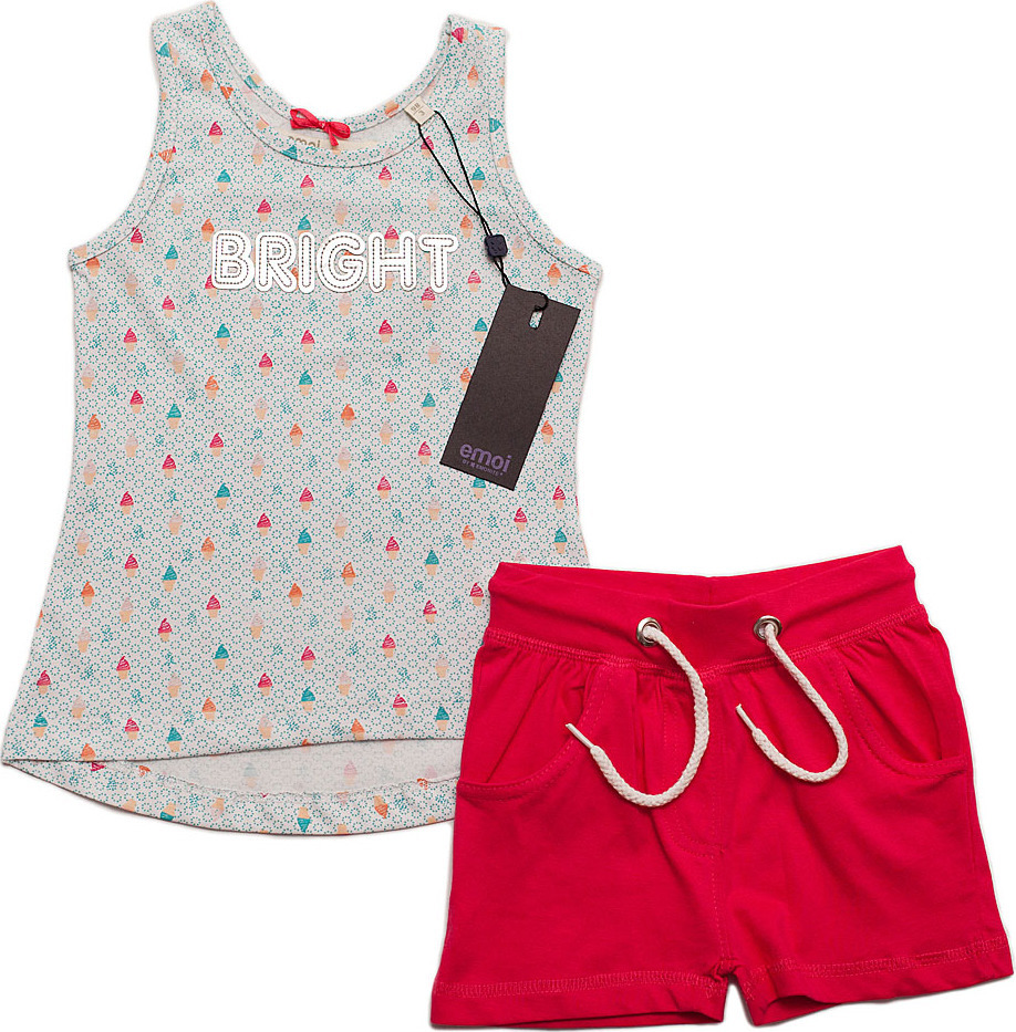 Emoi dievčenská súprava tričko+kraťasy Veľkosť: 104