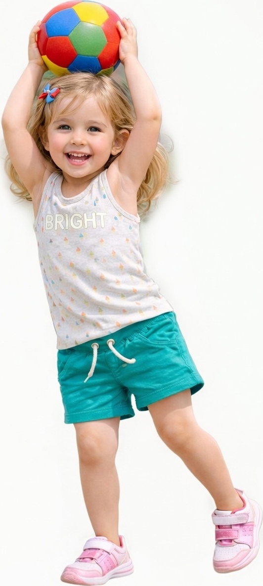 Emoi dievčenská súprava tričko+kraťasy Veľkosť: 98