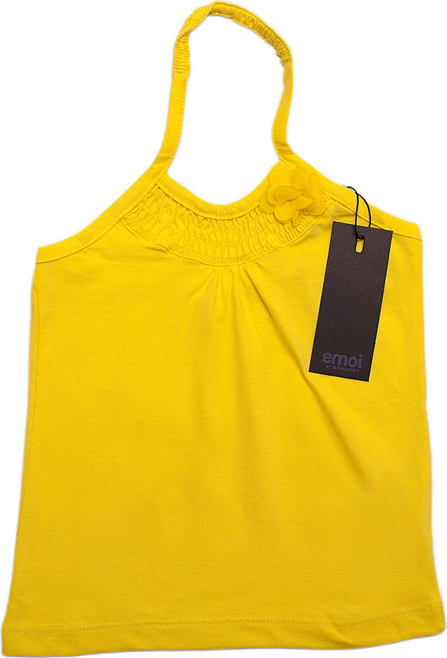 Emoi Žlté tričko bez rukávov Veľkosť: 98