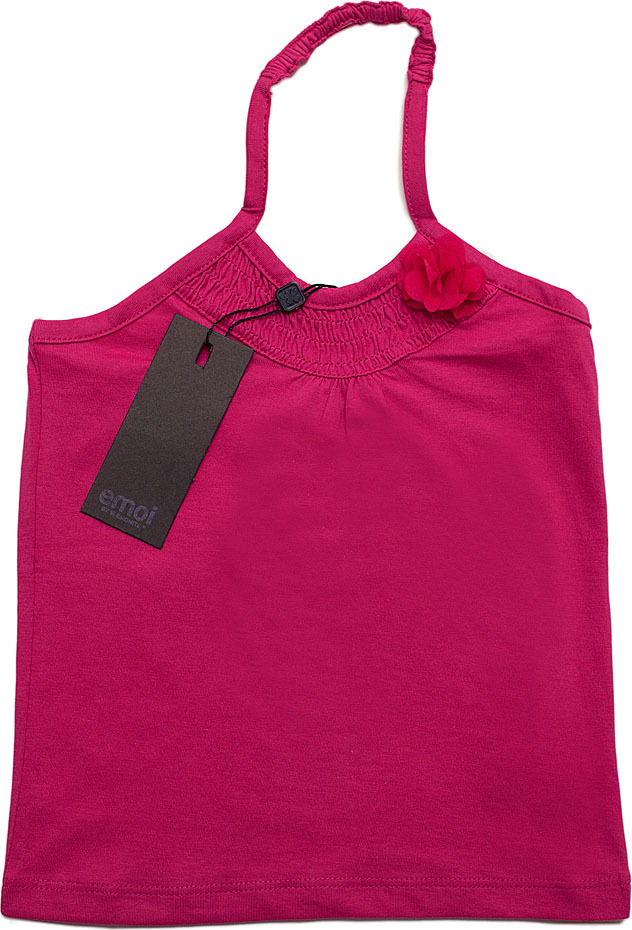 Emoi ružové tričko bez rukávov Veľkosť: 104