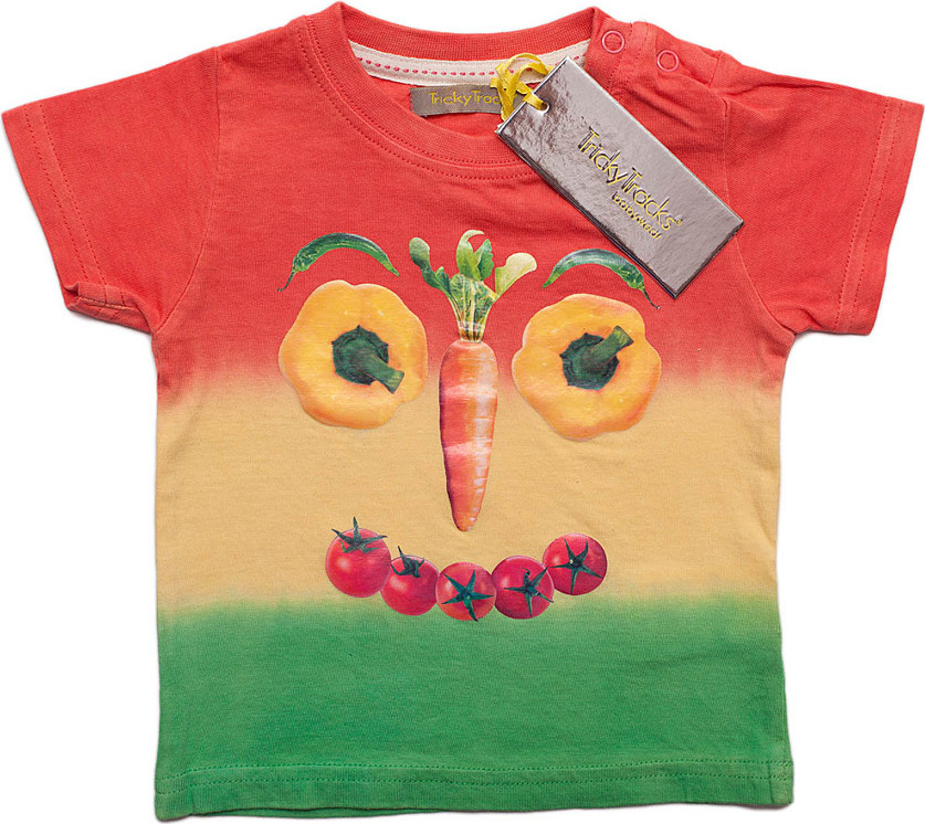 Tricky Tracks Vegetariánske tričko III. Veľkosť: 68