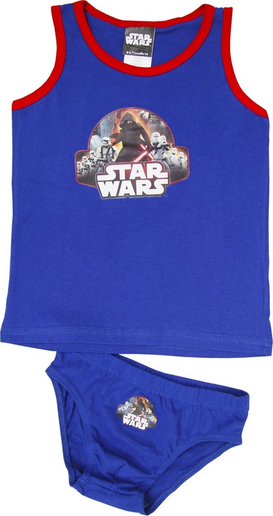 Star Wars modrý chlapčenský set Veľkosť: 110/116