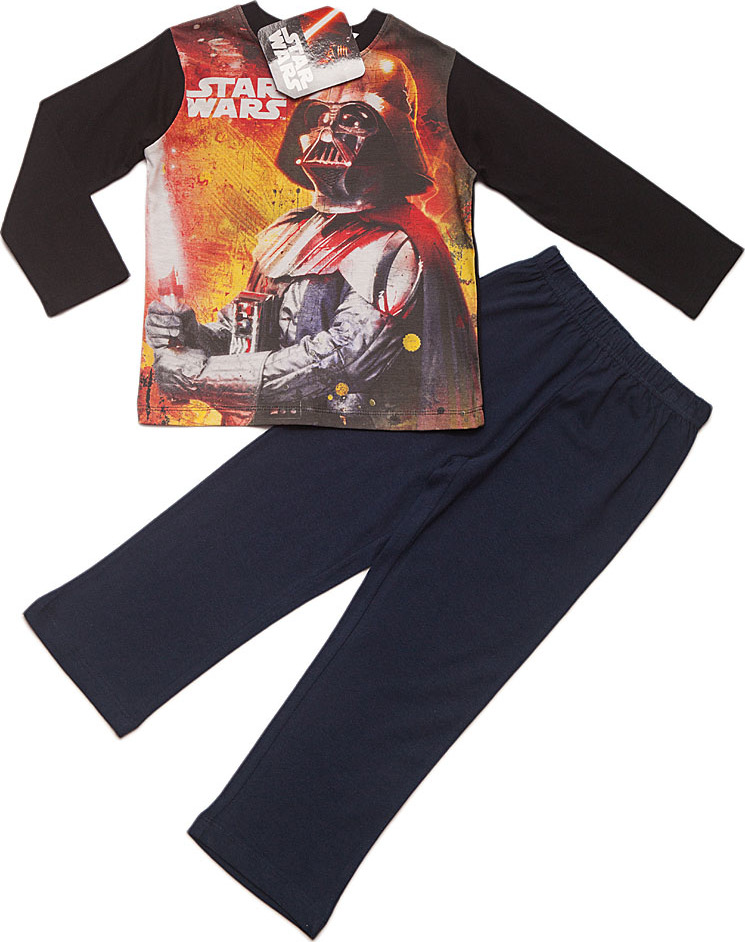 Star Wars čierne chlapčenské pyžamo Veľkosť: 102