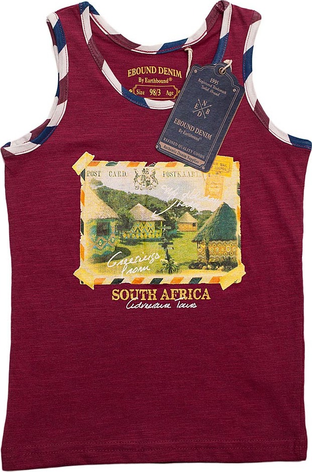 Ebound bordó tielko pre chlapcov Veľkosť: 98