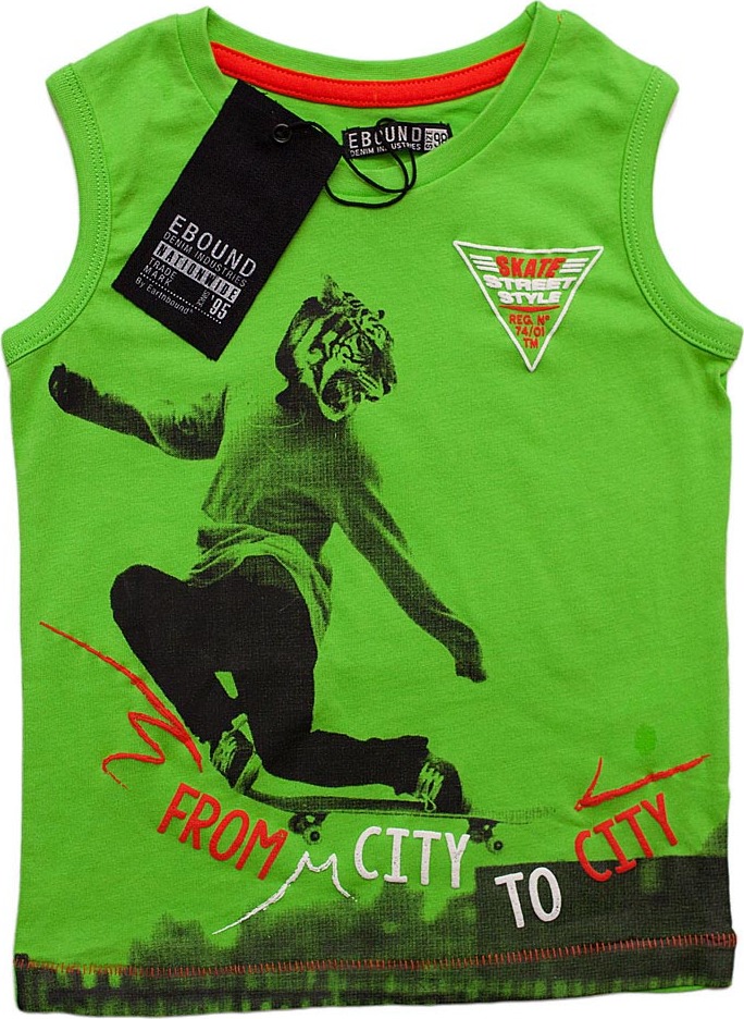 Ebound zelené tielko pre chlapcov s potlačou Veľkosť: 98