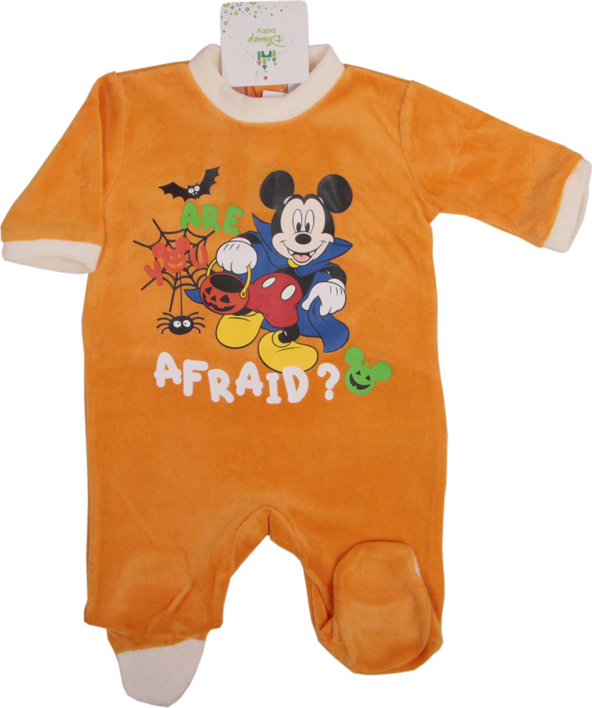 Mickey Mouse oranžový detský overal Veľkosť: 74