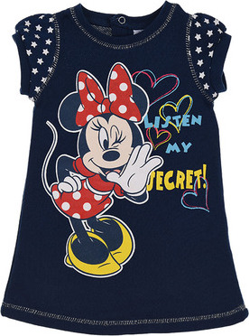 Minnie tmavomodré dievčenské šaty Veľkosť: 68