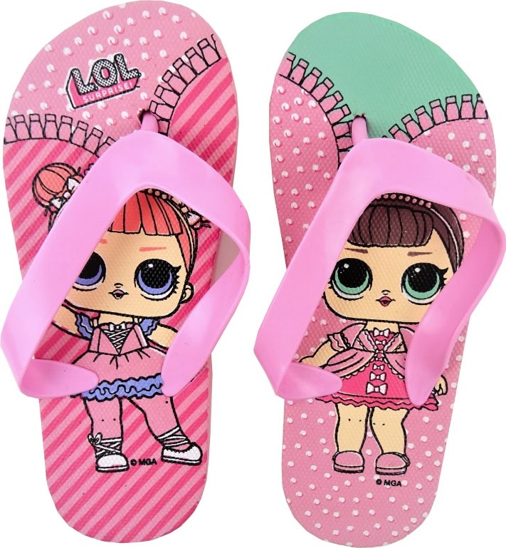 L.O.L. dievčenské ružové žabky Veľkosť: 32/33