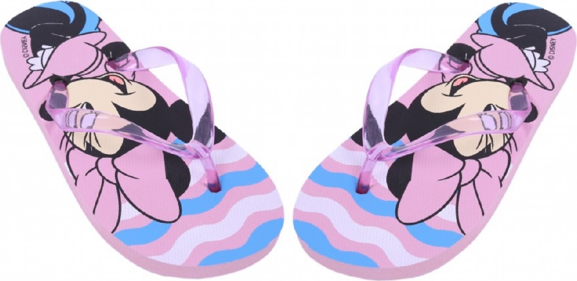 Minnie Mouse růžové dievčenské žabky Veľkosť: 32/33