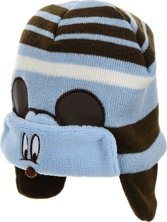 Mickey Mouse modro-čierna zimná čiapka Veľkosť: 50