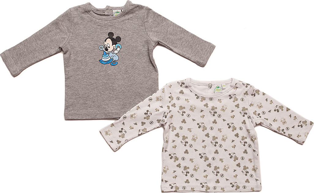 Mickey Mouse sada dvoch tričiek pre menšie deti Veľkosť: 71