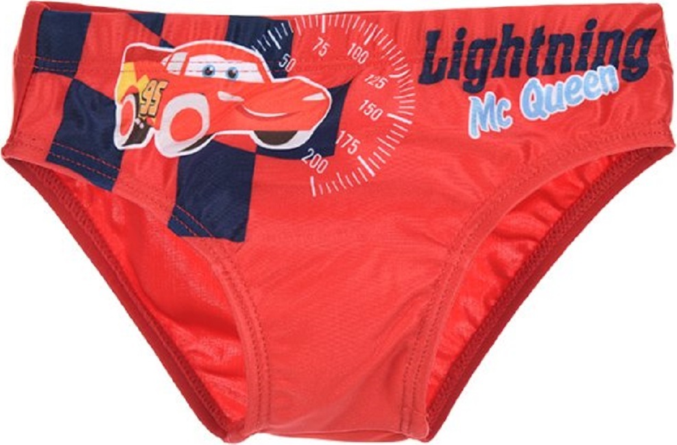 Autá - chlapčenské červené plavky s McQeenem Veľkosť: 67
