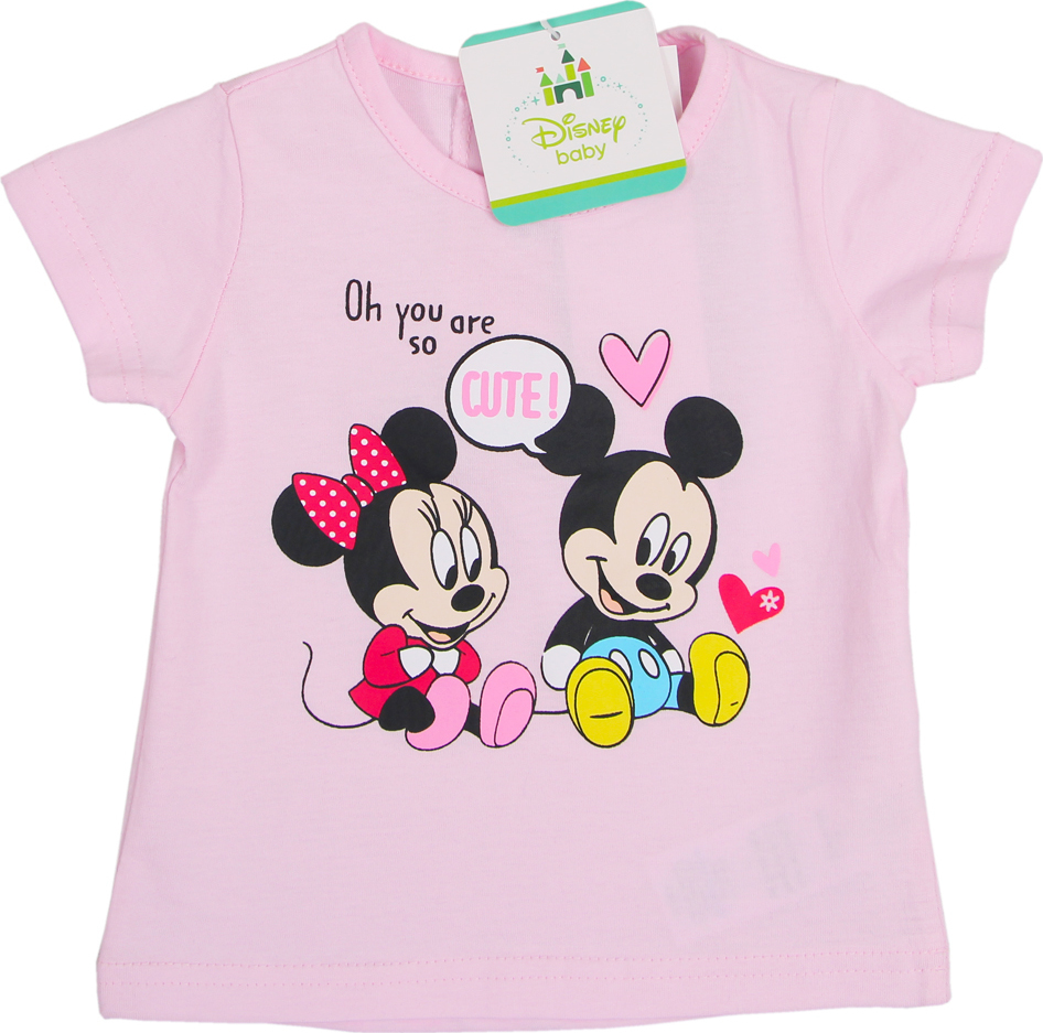 Minnie Mouse Ružové tričko s krátkym rukávom Veľkosť: 74