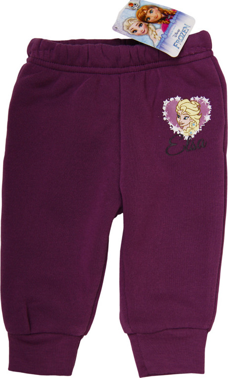 Ľadové kráľovstvo fialové baby tepláky s Elsou Veľkosť: 74
